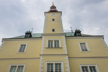 Fototapeta na wymiar Castle in Frydek-Mistek, Moravian-Silesian Region of Czech Republic