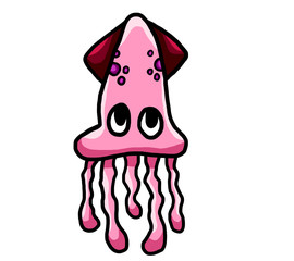 Pink Squid