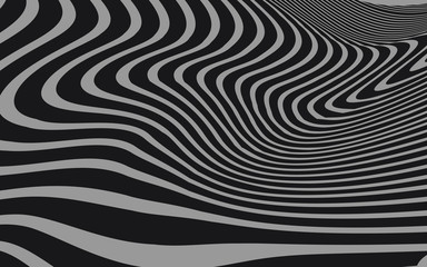 Abstract Warped Lines Background