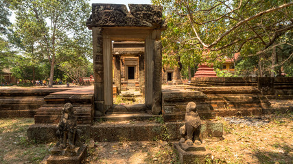 Obraz premium Preah Enkosai Tempel, Siem Reap, Kambodscha