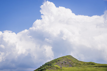 Fototapeta premium Hnatowe Berdo mountain in Bieszczady National Park in Poland