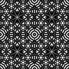 Abstract seamless black and white pattern