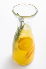 summer lemonade in bottle