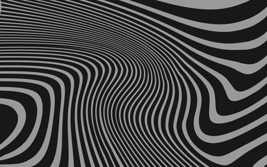 Abstract Warped Lines Background