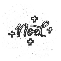 Noel Handdrawn Lettering