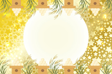 #Background #wallpaper #Vector #Illustration #design #Image #Japan #china #Asia #free_size #背景 #壁紙 #ベクター #イラスト #無料 #無料素材 #バックグラウンド #フリー素材 #和風素材 #日本 和風背景素材,イラスト,秋,風景,お月見,十五夜,満月,すすき,団子,月夜,夜空,夜景,日本文化,光