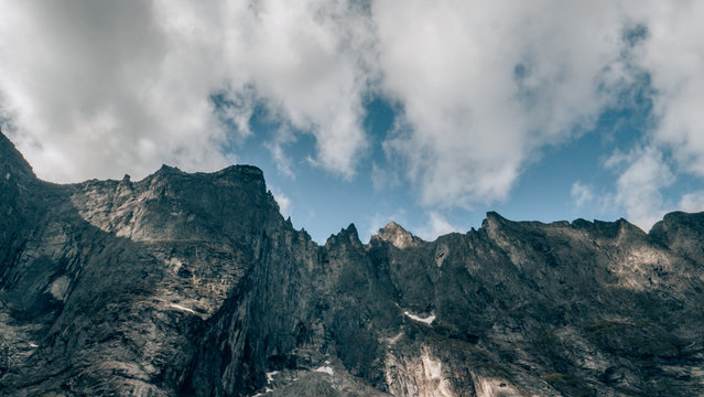 high and famous troll wall in norway