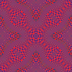 abstrakt rot blau kaleidoskop nahtlos grafik