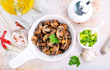 Fried mushrooms