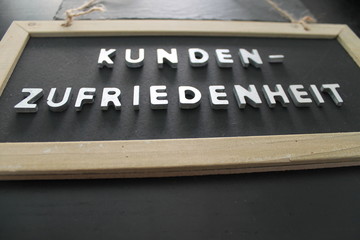 Obraz premium Kundenzufriedenheit