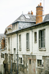 French traditional buildings on a street