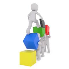 buildung together teamwork