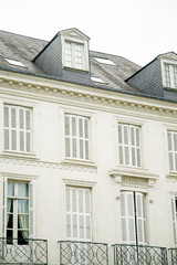 French traditional buildings on a street