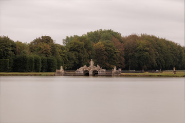 Obraz premium Jardin du chateau de Beloeil en pose longue