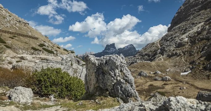 Monte Averau Dolomiten - Zeitraffer