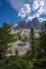 Obraz premium View of the Geisler, Dolomites.