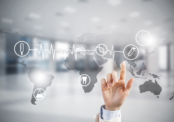 Innovative technologies for science and medicine in use by femal