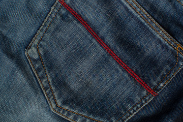 Texture of denim fabric