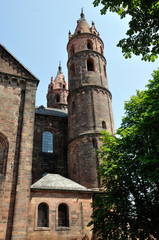 Fototapeta premium Romanischer dom Worms am Rhein