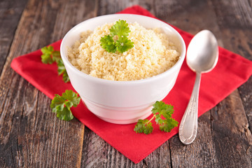 bowl of semolina