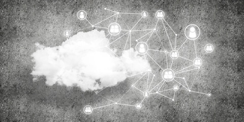 Wireless technologies for connection and sharing data as abstract concept