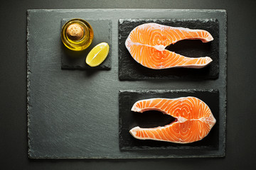 Salmon steak