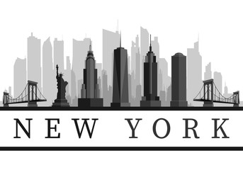New York USA skyline