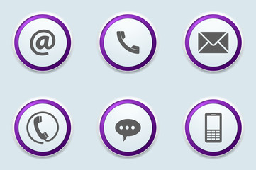 Contact Buttons illustration