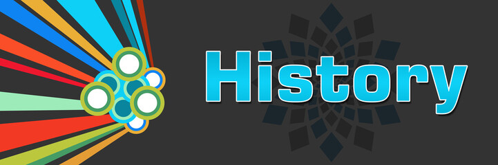 History Colorful Dark Background 