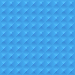 Blue 3D texture. Seamless modern geometric pattern