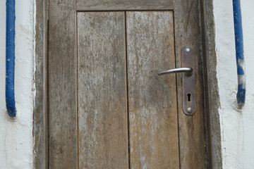 Kajütentür einer Barkasse