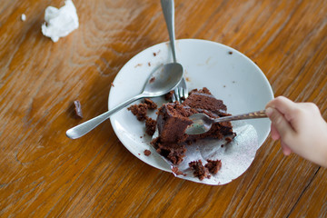 cake left, waste grain, pity