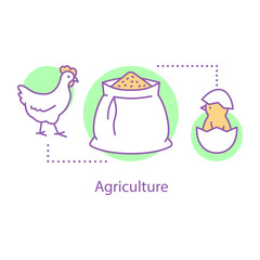 Agriculture concept icon