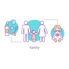 Family concept icon