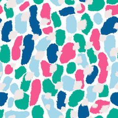 Seamless abstract pattern art. Texture with Hand Painted Crossing Brush Strokes for Print. Rustic texture background. Modern graphics.