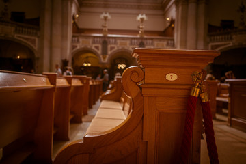 Small church interior