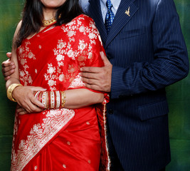 Fototapeta na wymiar Mature Indian Couple Portrait