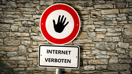 Schild 352 - Internet