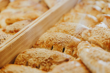 Delicious freshly baked pastry assortment.