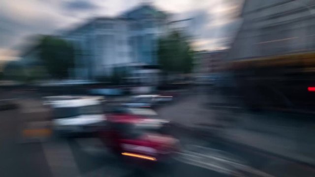Timelapse across London from a bus (Hyper lapse)
