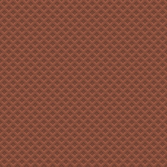 Chocolate Waffle Texture Pattern. Seamless Background. Vector