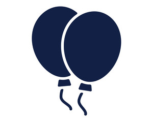 balloon glyph icon , designed for web and app
