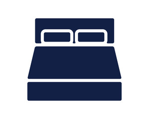 bed glyph icon , designed for web and app