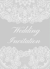Wedding invitation template