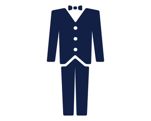 men tuxedo glyph icon , designed for web and app