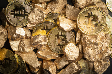  bitcoin mining background