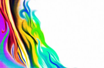 Vivid bright rainbow colored colorful frame design canvas background