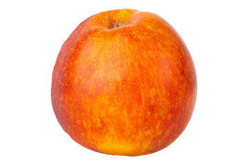Red apple isolated on white  background. Concept health.