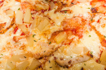 Very tasty fresh pizza from the pizzeria. Various fillings