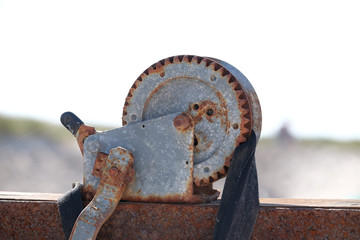 Seilwinde mit Mängeln